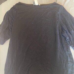 H&M Sparkly Women's Shit Half Sleeve